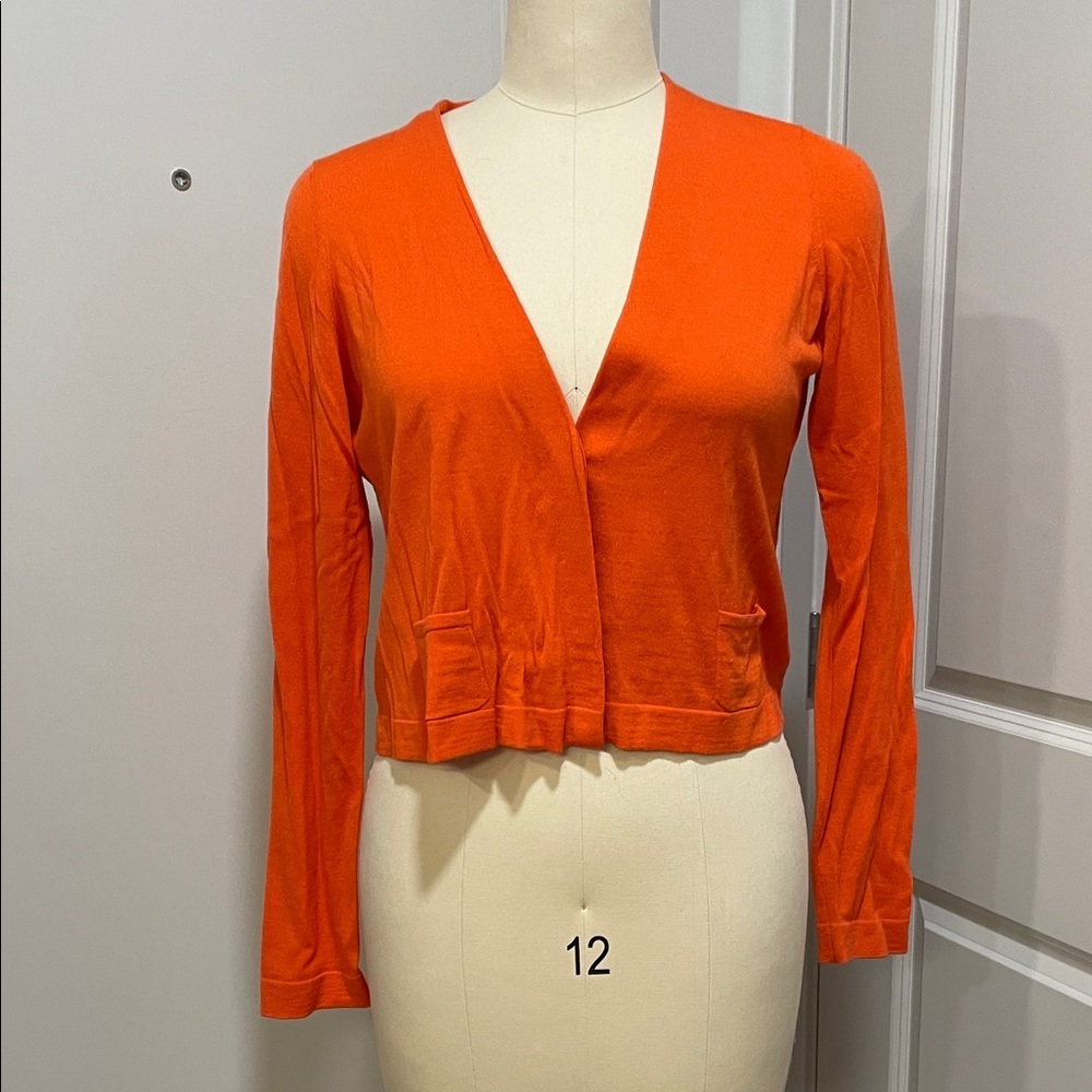Akris Punto Bold Orange Sweater